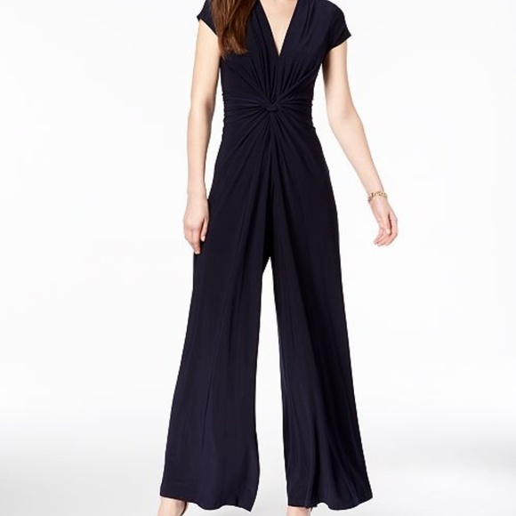vince camuto v neck jumpsuit